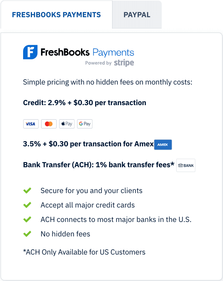Want to Get Paid Sooner? Add FreshBooks Payments to Your Invoices image