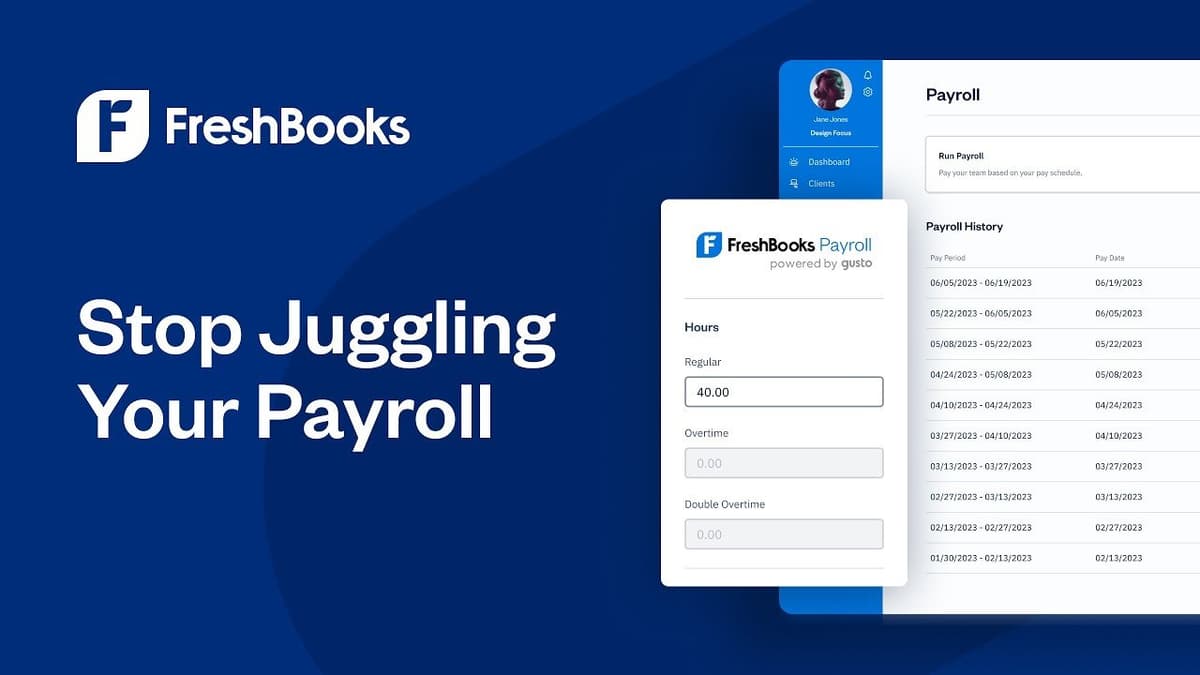 FreshBooks Payroll – Stop Juggling Your Payroll image