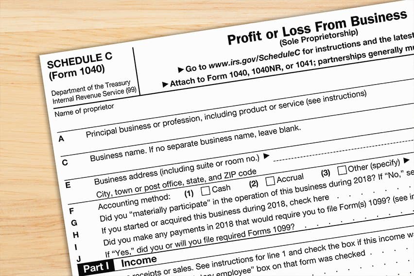 Schedule C: Tax Form for Self-Employed Individuals image