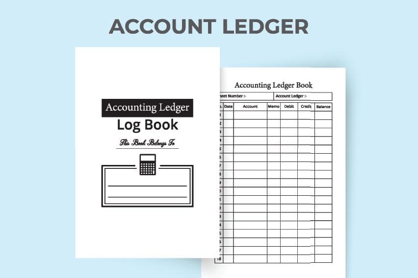 Ledger in accounting: Process, example & free template image