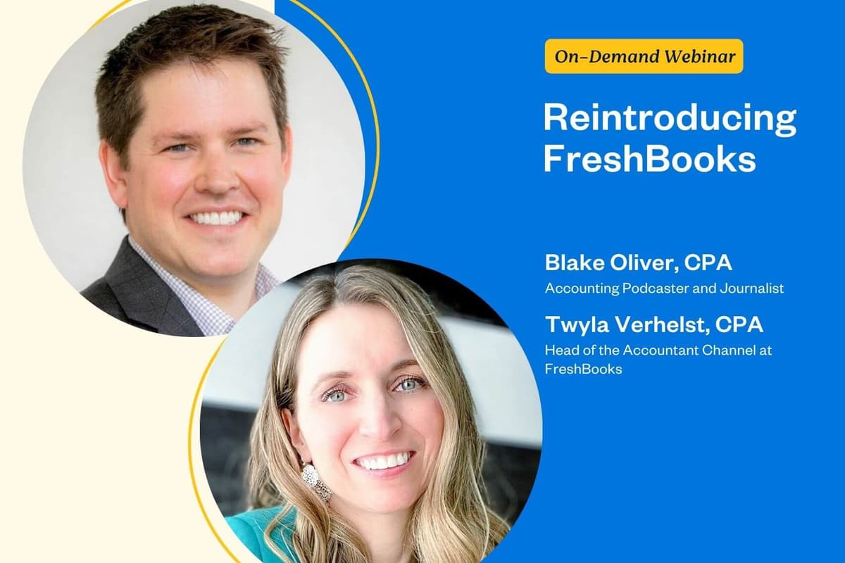 Reintroducing FreshBooks, for Accounting Professionals [webinar] image