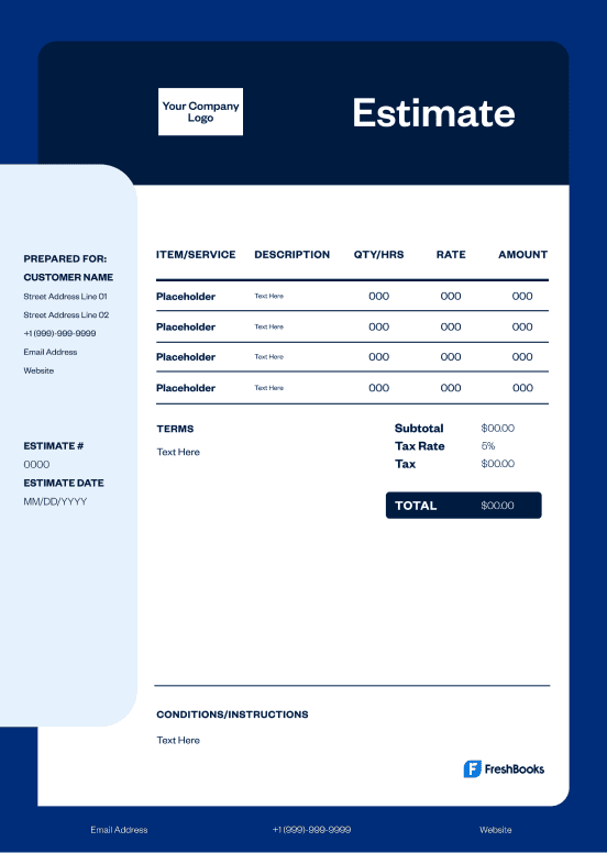 Invoice preview