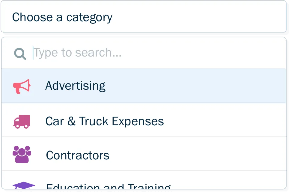 expenses categories
