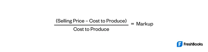 Markup Formula