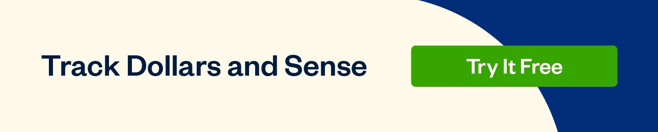 Track Dollars And Sense