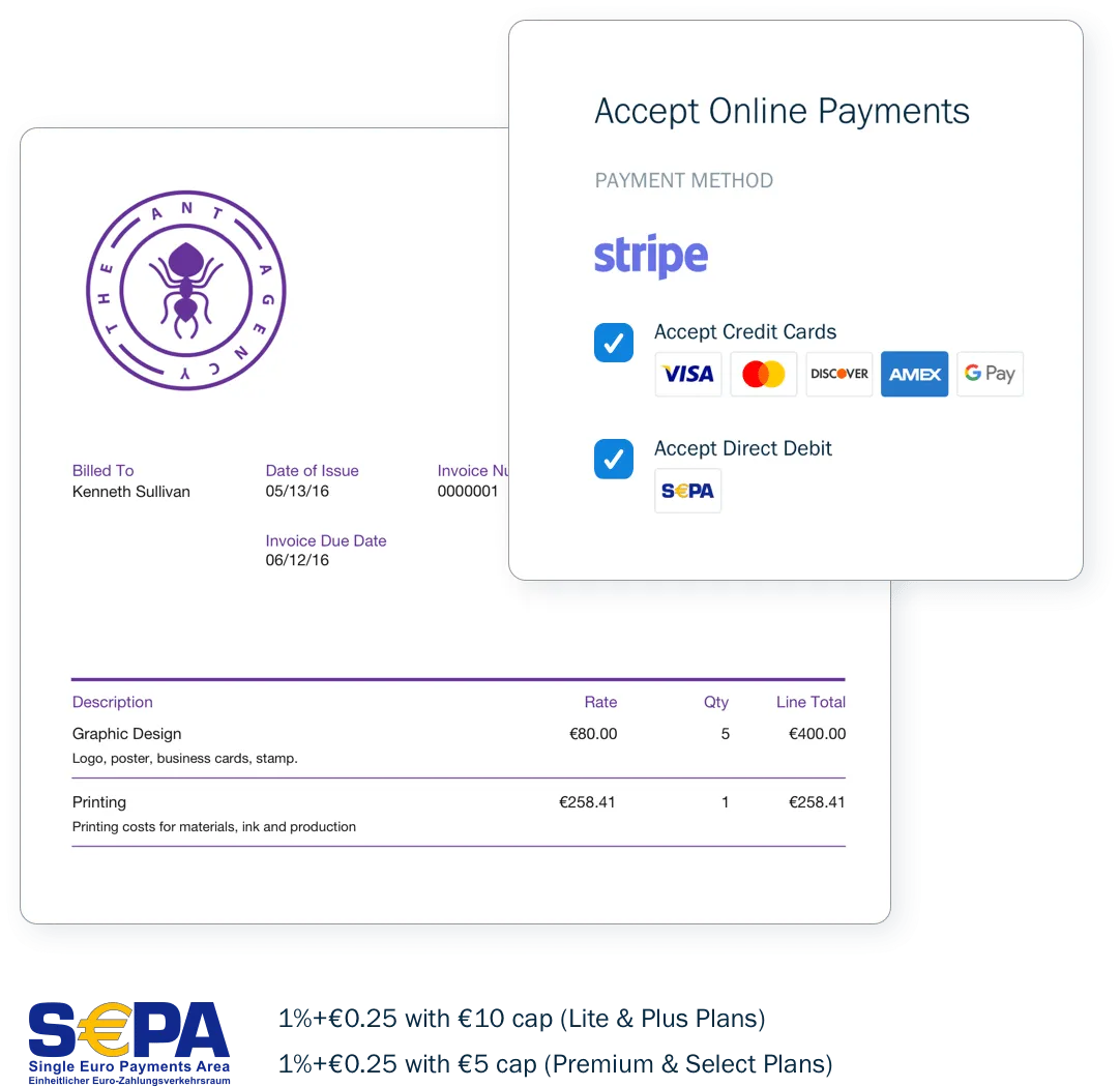 SEPA Payment Application Screenshot