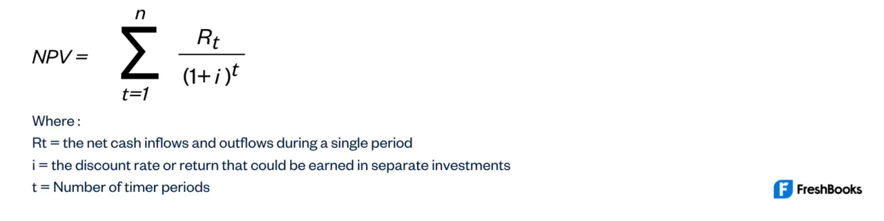 Net Present Value Formula