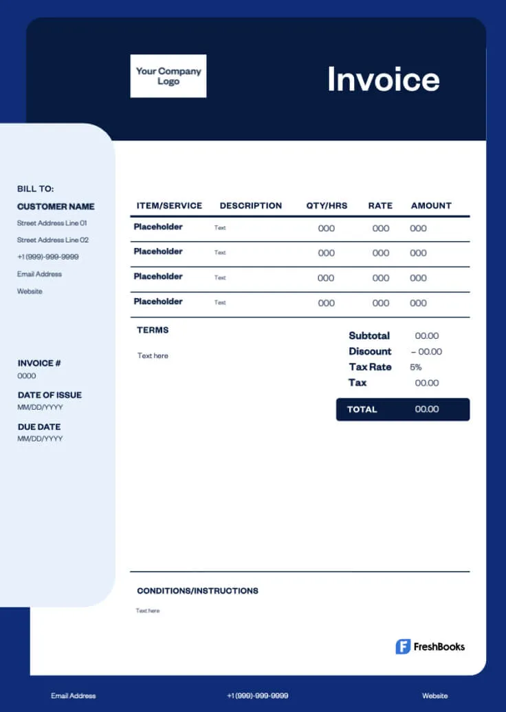 Invoice Template UK Version 3